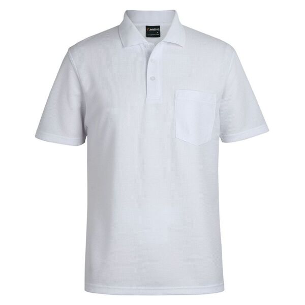 Mens Podium Waffle Pocket Polo Thumbnail