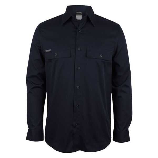 Mens Long Sleeve Stretch Work Shirt Thumbnail