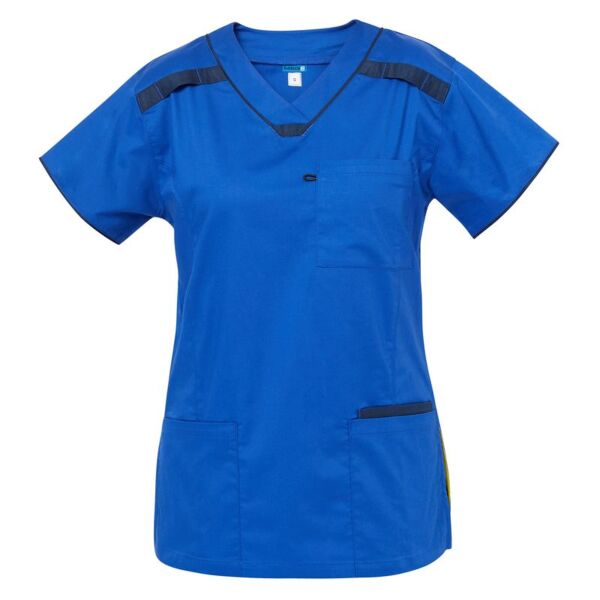 Womens Stretch Scrub Top Thumbnail