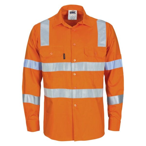 HiVis L/W Bio-motion Shoulder Stripe & "X" Back Shirt Thumbnail