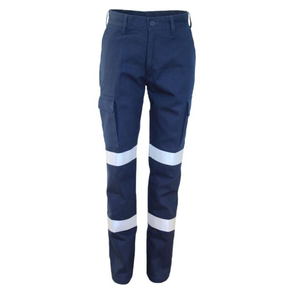 Womens Double Hoops Taped Cargo Pants. Thumbnail